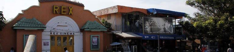 The Rex Cinema in the Central Makola District established in 1937 and one of the oldest cinemas in Africa.